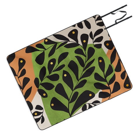 Viviana Gonzalez Modern botanical composition 2 Picnic Blanket
