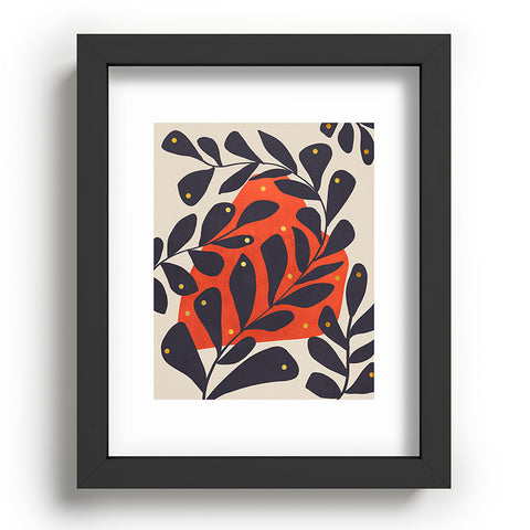 Viviana Gonzalez Modern botanical composition 4 Recessed Framing Rectangle