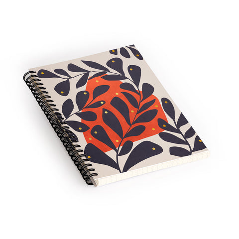 Viviana Gonzalez Modern botanical composition 4 Spiral Notebook