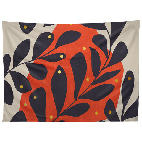 Viviana Gonzalez Modern botanical composition 4 Tapestry