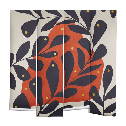 Viviana Gonzalez Modern botanical composition 4 Wall Mural