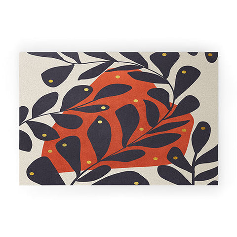 Viviana Gonzalez Modern botanical composition 4 Welcome Mat