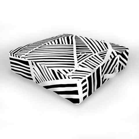 Viviana Gonzalez Modern improvisation 01 Outdoor Floor Cushion