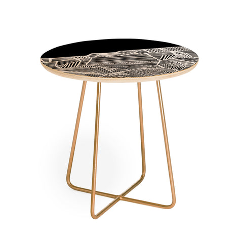 Viviana Gonzalez Modern improvisation 01 Round Side Table