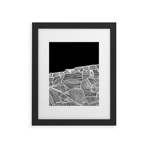 Viviana Gonzalez Modern improvisation 01 Framed Art Print