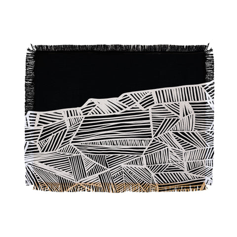 Viviana Gonzalez Modern improvisation 01 Throw Blanket
