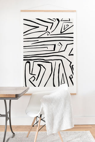 Viviana Gonzalez Modern improvisation 02 Art Print And Hanger