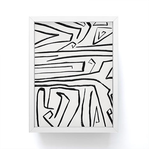 Viviana Gonzalez Modern improvisation 02 Framed Mini Art Print