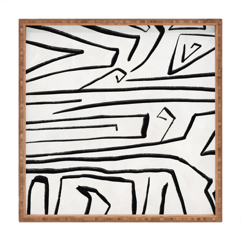 Viviana Gonzalez Modern improvisation 02 Square Tray