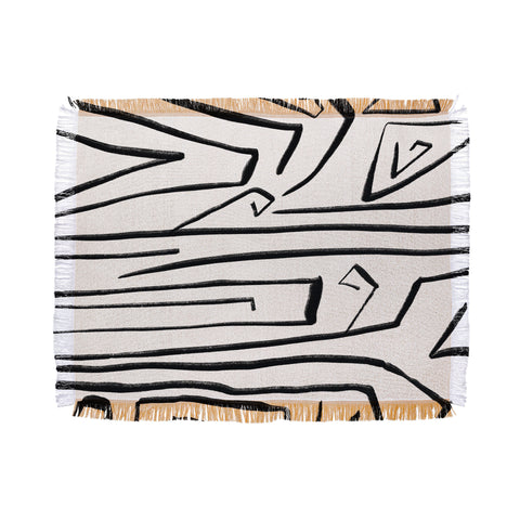 Viviana Gonzalez Modern improvisation 02 Throw Blanket