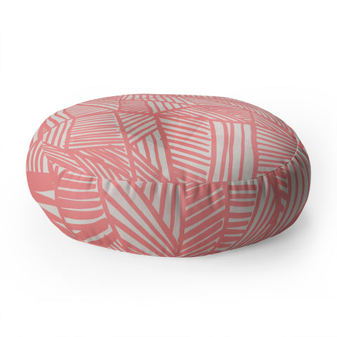 Viviana Gonzalez Modern improvisation 03 Floor Pillow Round