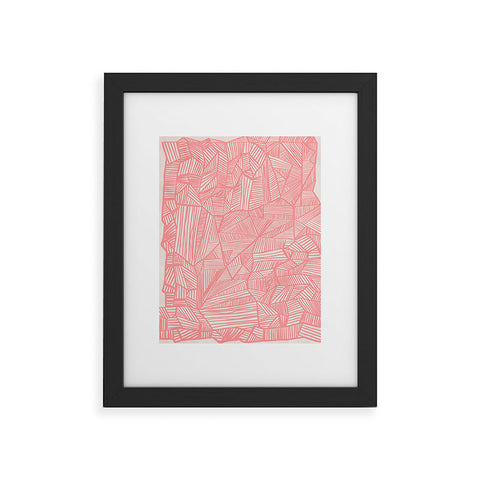 Viviana Gonzalez Modern improvisation 03 Framed Art Print