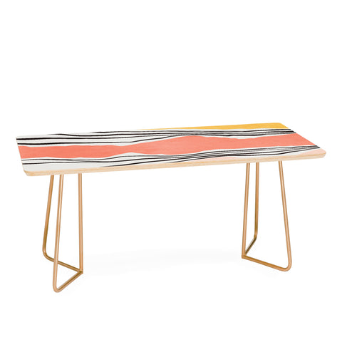 Viviana Gonzalez Modern irregular Stripes 01 Coffee Table