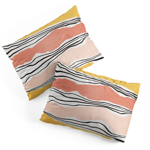 Viviana Gonzalez Modern irregular Stripes 01 Pillow Shams
