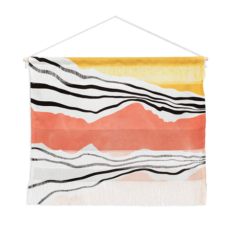 Viviana Gonzalez Modern irregular Stripes 01 Wall Hanging Landscape