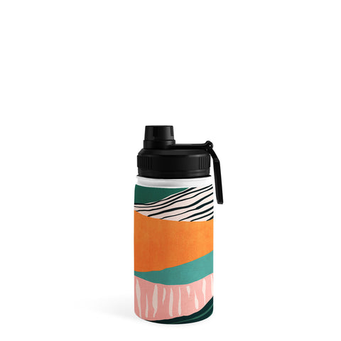 Viviana Gonzalez Modern irregular Stripes 02 Water Bottle