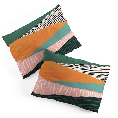 Viviana Gonzalez Modern irregular Stripes 02 Pillow Shams