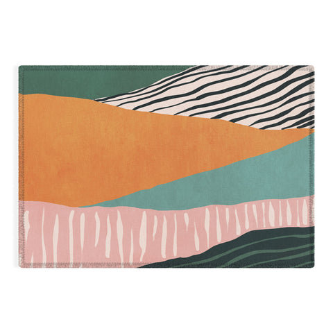 Viviana Gonzalez Modern irregular Stripes 02 Outdoor Rug
