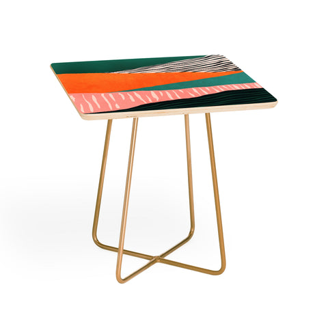 Viviana Gonzalez Modern irregular Stripes 02 Side Table