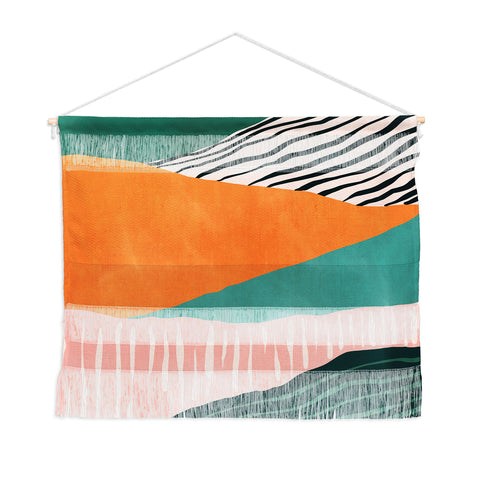 Viviana Gonzalez Modern irregular Stripes 02 Wall Hanging Landscape