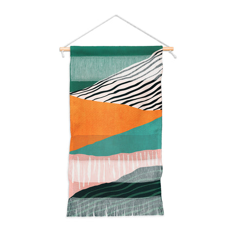 Viviana Gonzalez Modern irregular Stripes 02 Wall Hanging Portrait