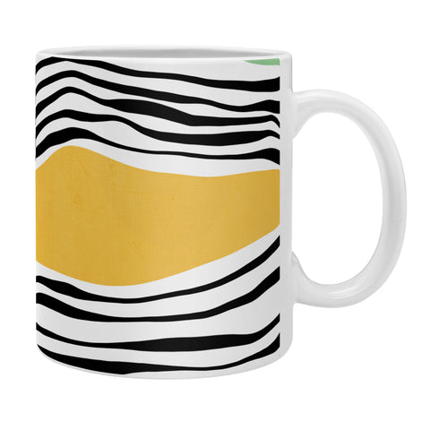 Viviana Gonzalez Modern irregular Stripes 06 Coffee Mug