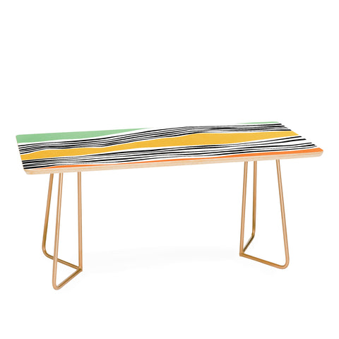 Viviana Gonzalez Modern irregular Stripes 06 Coffee Table