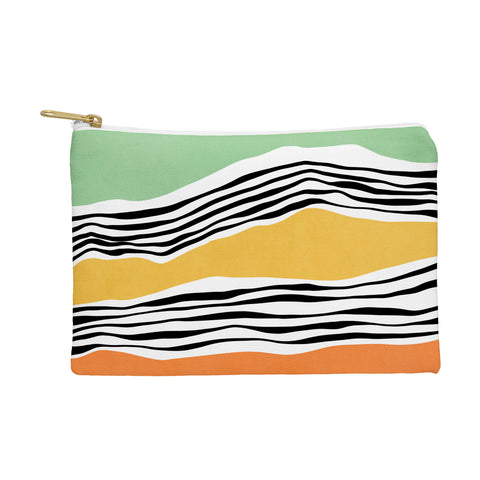 Viviana Gonzalez Modern irregular Stripes 06 Pouch
