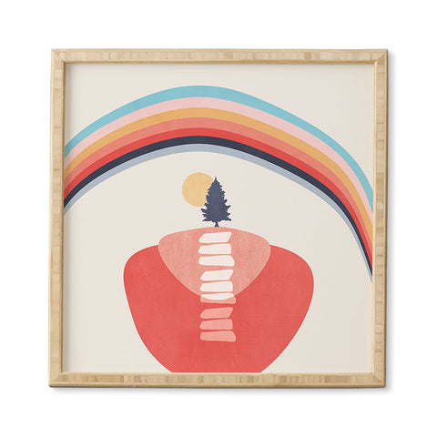 Viviana Gonzalez Modern shapes 6 Framed Wall Art