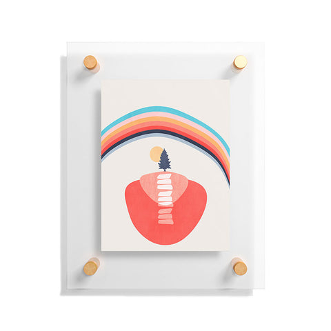 Viviana Gonzalez Modern shapes 6 Floating Acrylic Print