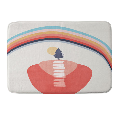 Viviana Gonzalez Modern shapes 6 Memory Foam Bath Mat