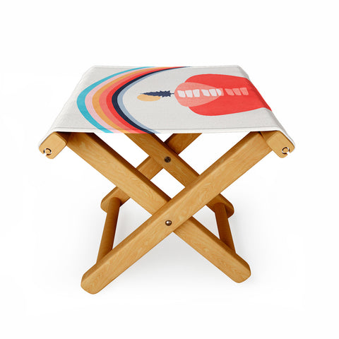 Viviana Gonzalez Modern shapes 6 Folding Stool