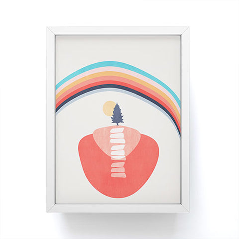 Viviana Gonzalez Modern shapes 6 Framed Mini Art Print
