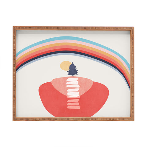 Viviana Gonzalez Modern shapes 6 Rectangular Tray