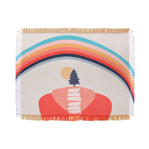 Viviana Gonzalez Modern shapes 6 Throw Blanket