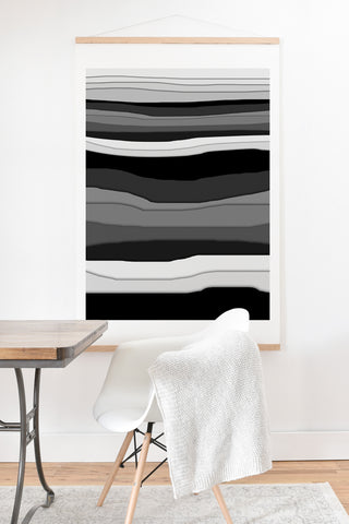 Viviana Gonzalez Monochrome vibes 01 Art Print And Hanger