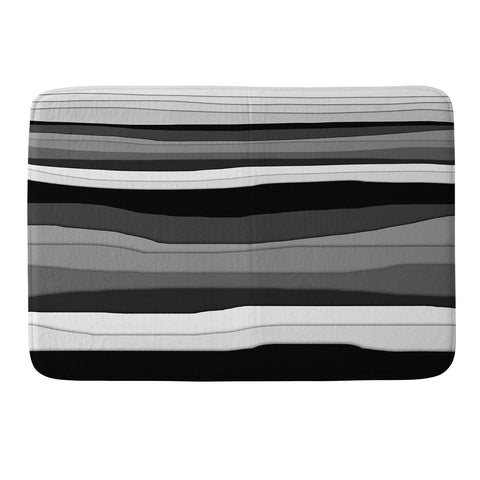 Viviana Gonzalez Monochrome vibes 01 Memory Foam Bath Mat