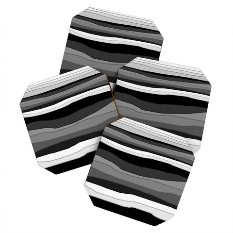 Viviana Gonzalez Monochrome vibes 01 Coaster Set