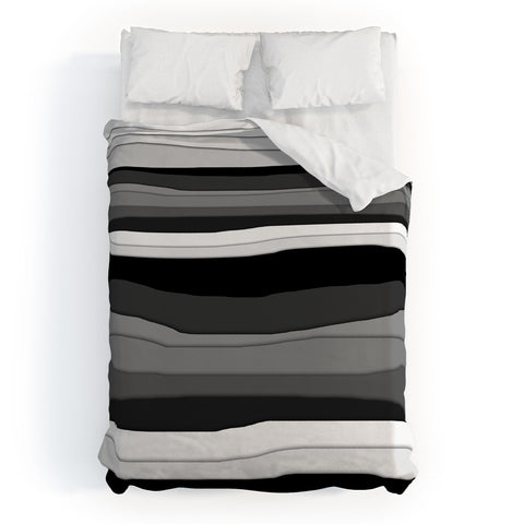 Viviana Gonzalez Monochrome vibes 01 Duvet Cover