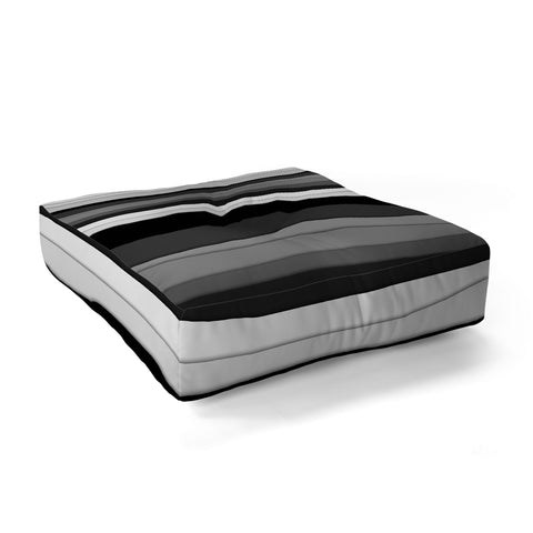 Viviana Gonzalez Monochrome vibes 01 Floor Pillow Square