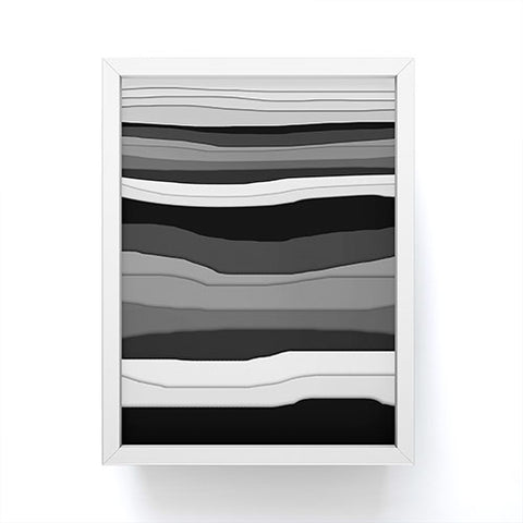 Viviana Gonzalez Monochrome vibes 01 Framed Mini Art Print