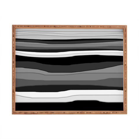 Viviana Gonzalez Monochrome vibes 01 Rectangular Tray