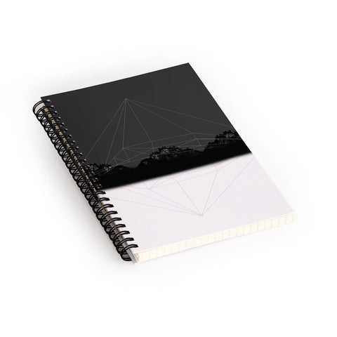 Viviana Gonzalez Monochrome vibes 03 Spiral Notebook