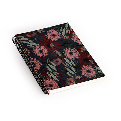 Viviana Gonzalez Moody Blooms 01 Spiral Notebook