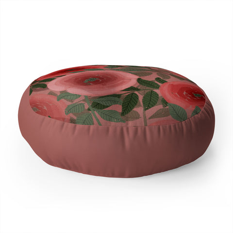 Viviana Gonzalez Moody Blooms 02 Floor Pillow Round