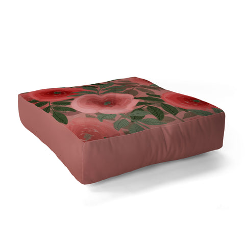 Viviana Gonzalez Moody Blooms 02 Floor Pillow Square