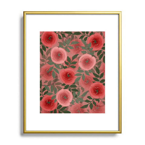 Viviana Gonzalez Moody Blooms 02 Metal Framed Art Print
