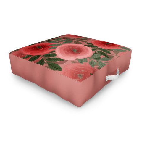 Viviana Gonzalez Moody Blooms 02 Outdoor Floor Cushion