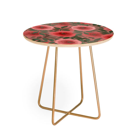 Viviana Gonzalez Moody Blooms 02 Round Side Table