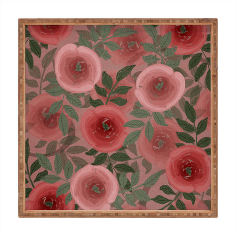 Viviana Gonzalez Moody Blooms 02 Square Tray